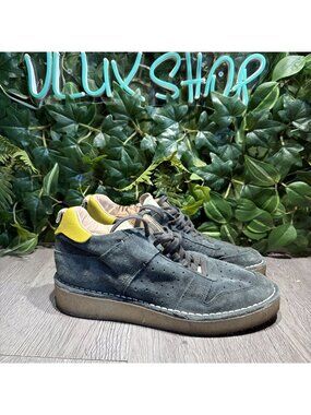 Clarks Originals Women's DESERT RUN Dark Green Suede Sneakers Size 9